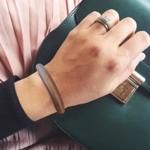 ALEXIS BITTAR • Elements Wood Bangle Bracelet - Picture 2 of 3